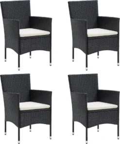 VidaXL 5-delige Tuinset Met Kussens Zwart 8 VidaXL 5-delige Tuinset Met Kussens Zwart -Tuinmeubelseries Winkel 1000x1200 3