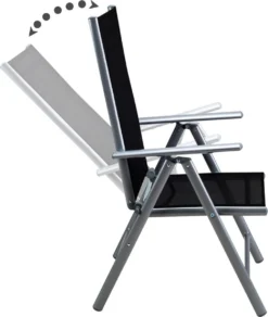 Casaria Alumunium Tuinset Bern - 6 Stoelen + 1 Tafel – Zilver -Tuinmeubelseries Winkel 1014x1200