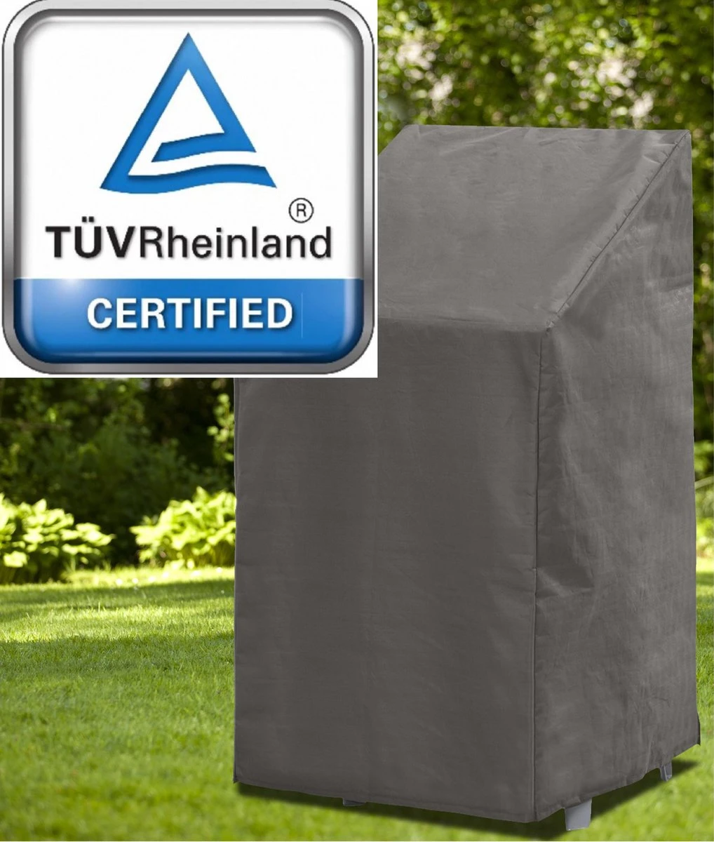 Weersbestendige Beschermhoes Stoel (4 tot 6 Stapelstoelen) | 66 x 95 x 133/93 cm (L) | Premium | Waterproof | TÜV Rheinland Gecertificeerd | Hoes voor Tuin | Waterdicht | Solution Dyed (verkleuring onmogelijk) | Grijs / Antraciet Weersbestendige Beschermhoes Stoel (4 Tot 6 Stapelstoelen) | 66 X 95 X 133/93 Cm (L) | Premium | Waterproof | TÜV Rheinland Gecertificeerd | Hoes Voor Tuin | Waterdicht | Solution Dyed (verkleuring Onmogelijk) | Grijs / Antraciet -Tuinmeubelseries Winkel