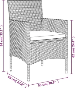 VidaXL 7-delige Tuinset Met Kussens Grijs En Zwart -Tuinmeubelseries Winkel 1024x1200