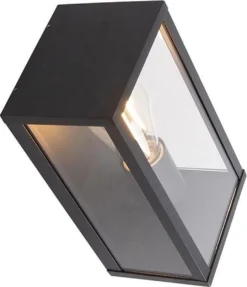 QAZQA Charlois - Industriele Wandlamp Voor Buiten - 1 Lichts - D 14 Cm - Zwart - Industrieel - Buitenverlichting 9 QAZQA Charlois - Industriele Wandlamp Voor Buiten - 1 Lichts - D 14 Cm - Zwart - Industrieel - Buitenverlichting -Tuinmeubelseries Winkel 1034x1200 1