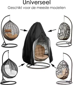 Beschermhoes Hangstoel Egg - Waterproof - Universeel Model - Hoes Van Egg Chair - Waterdichte Beschermer Voor Egg Stoel Met Standaard -Tuinmeubelseries Winkel 1035x1200