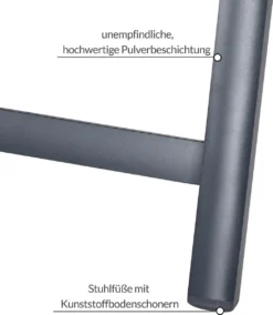 Casaria Tuinstoel Aluminium - 2 Stuks Inklapbaar - Antraciet 6 Casaria Tuinstoel Aluminium - 2 Stuks Inklapbaar - Antraciet -Tuinmeubelseries Winkel 1043x1200