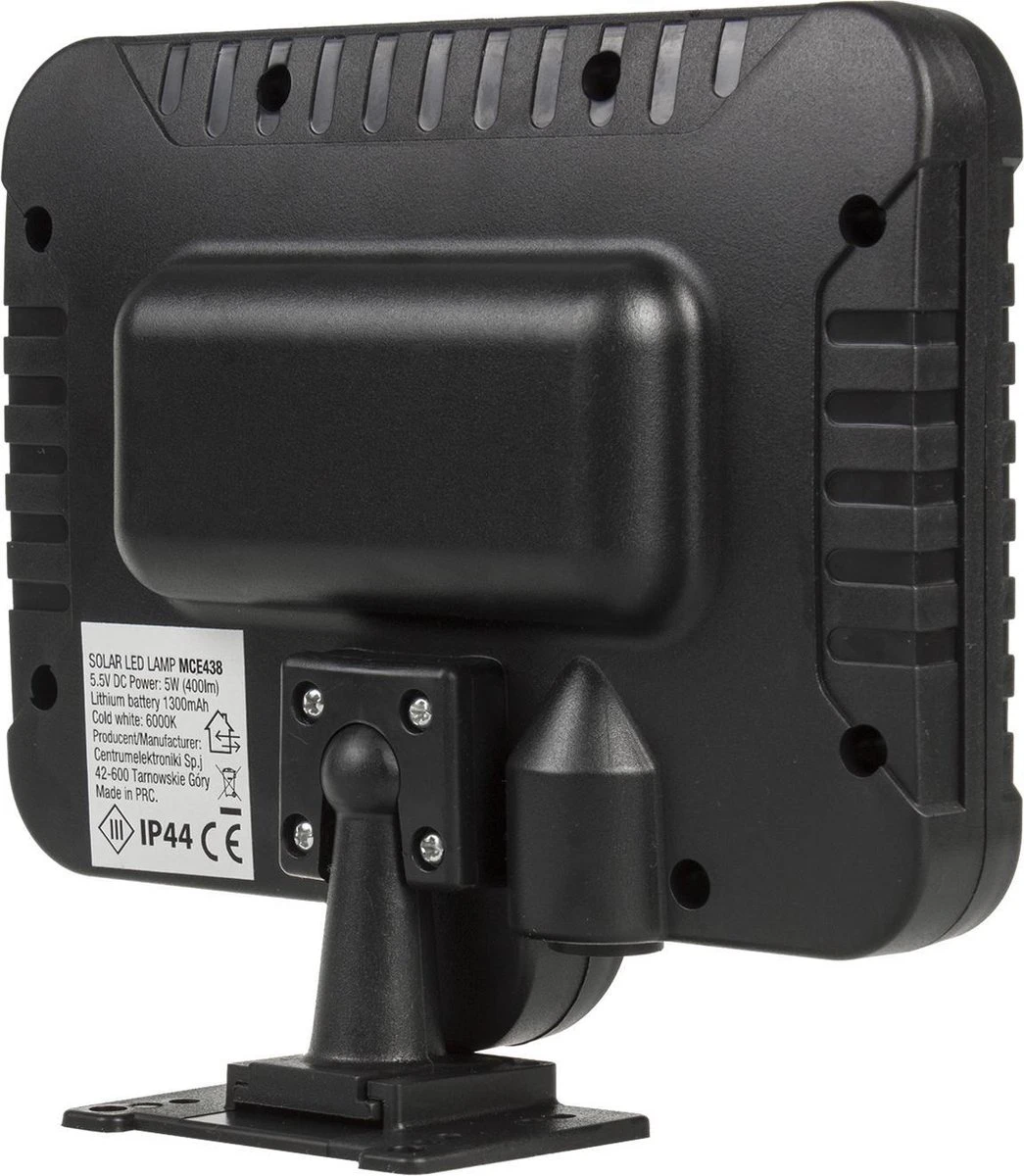 LED-schijnwerper op zonne-energie met bewegingssensor Maclean Energy IP44, 5W, 400lm, 6000K koud wit, lithiumbatterij 1300 mAh, 5,5V DC MCE438 LED-schijnwerper Op Zonne-energie Met Bewegingssensor Maclean Energy IP44, 5W, 400lm, 6000K Koud Wit, Lithiumbatterij 1300 MAh, 5,5V DC MCE438 -Tuinmeubelseries Winkel 1045x1200 3