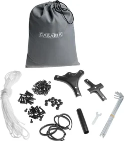 Casaria Paviljoen Topas 3x4m - UV-bescherming 50+ - Antraciet -Tuinmeubelseries Winkel 1064x1200