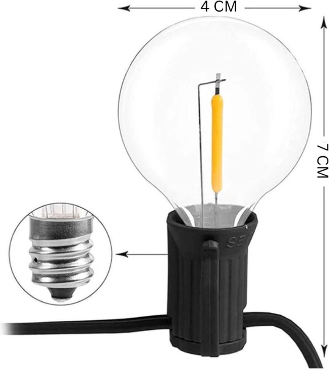 Lichtsnoer op zonne-energie - Warm Wit - Tuinverlichting - Lichtslinger - 10M - Waterdicht - E27 Fitting - Warm Wit - Incl. 20 LED Lampen - Voor Binnen En Buiten - Solar tuinverlichting Merkloos Lichtsnoer Op Zonne-energie - Warm Wit - Tuinverlichting - Lichtslinger - 10M - Waterdicht - E27 Fitting - Warm Wit - Incl. 20 LED Lampen - Voor Binnen En Buiten - Solar Tuinverlichting -Tuinmeubelseries Winkel 1071x1200 3