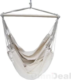 XXL 2 Persoons Hangstoel 185x130 - Zit Hangmat Met Spreidstok Tot 150 Kg - Binnen En Buiten -Tuinmeubelseries Winkel 1075x1200