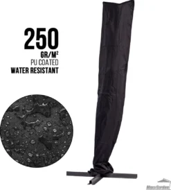 MaxxGarden Parasolhoes - Afdekhoes Voor Zweefparasol - Beschermhoes - 200-400 Cm - Met Rits En Trekkoord - Zwart 4 MaxxGarden Parasolhoes - Afdekhoes Voor Zweefparasol - Beschermhoes - 200-400 Cm - Met Rits En Trekkoord - Zwart -Tuinmeubelseries Winkel 1081x1200