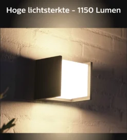 Philips Hue Fuzo Muurlamp - Warmwit Licht - Zwart - Smal - Open 4 Philips Hue Fuzo Muurlamp - Warmwit Licht - Zwart - Smal - Open -Tuinmeubelseries Winkel 1084x1200 1