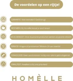 Homèlle Solar Lichtsnoer - 30 LED - 4 + 2 Meter - Warm-wit - ø2cm - Tuinverlichting Op Zonne-energie - Kerstverlichting - Buitenverlichting - Lichtslinger - Lampjes Slinger - Cristal -Tuinmeubelseries Winkel 1088x1200 4