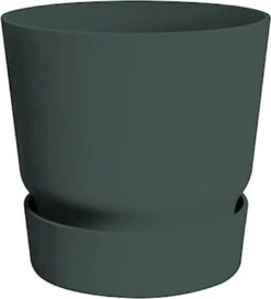 Elho Greenville Rond 30 - Grote Bloempot Voor Buiten - Gemaakt Van Gereycled Plastic - Ø 29.5 X H 27.8 Cm - Blad Groen -Tuinmeubelseries Winkel 1090x1200 4