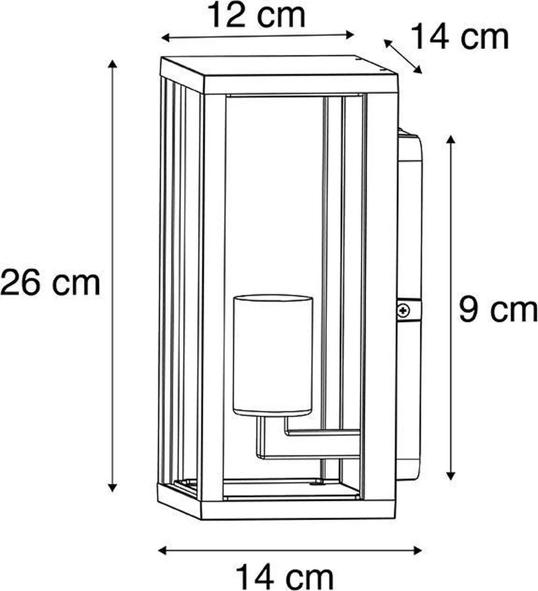 QAZQA charlois - Industriele Wandlamp voor buiten - 1 lichts - D 14 cm - Zwart - Industrieel - Buitenverlichting QAZQA Charlois - Industriele Wandlamp Voor Buiten - 1 Lichts - D 14 Cm - Zwart - Industrieel - Buitenverlichting -Tuinmeubelseries Winkel 1093x1200 1