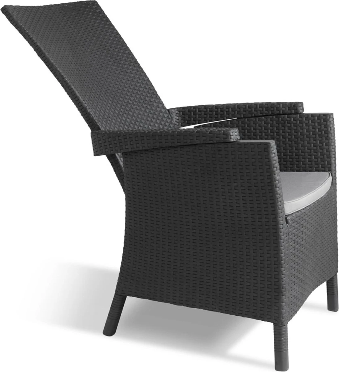 Allibert Vermont Verstelbare Tuinstoel - 64x68x107cm - Grafiet Allibert Vermont Verstelbare Tuinstoel - 64x68x107cm - Grafiet -Tuinmeubelseries Winkel