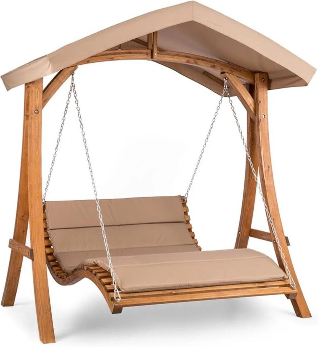 Bermuda Hollywoodschommel tuinschommelbank 130 cm 2-zits zonneluifel Bermuda Hollywoodschommel Tuinschommelbank 130 Cm 2-zits Zonneluifel -Tuinmeubelseries Winkel