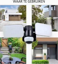 ELRO LF70 Duo LED Buitenlamp Met Bewegingssensor – 2x 10W – 1200LM – IP54 Waterdicht - Zwart 7 ELRO LF70 Duo LED Buitenlamp Met Bewegingssensor – 2x 10W – 1200LM – IP54 Waterdicht - Zwart -Tuinmeubelseries Winkel 1100x1200 5