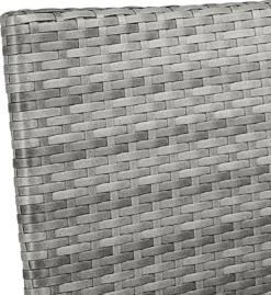 Casaria Polyrattan Tuinstoelen – 4 Stuks Stapelbaar – Grijs -Tuinmeubelseries Winkel 1102x1200 3