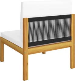 Decoways - 5-delige Loungeset Met Kussens Massief Acaciahout Crèmekleurig 6 Decoways - 5-delige Loungeset Met Kussens Massief Acaciahout Crèmekleurig -Tuinmeubelseries Winkel 1103x1200 4