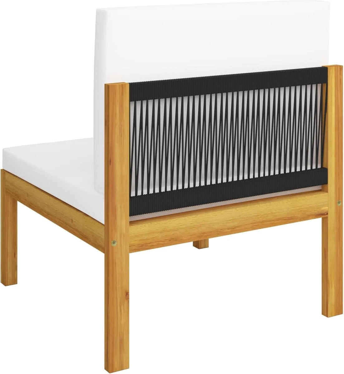 Decoways - 5-delige Loungeset met kussens massief acaciahout crèmekleurig Decoways - 5-delige Loungeset Met Kussens Massief Acaciahout Crèmekleurig -Tuinmeubelseries Winkel 1103x1200 4