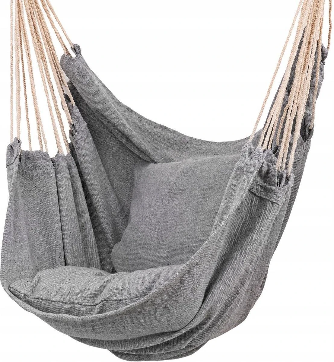 RENALUX Hangstoel Buiten en Binnen - Hangstoel voor Binnen - Hangstoel zonder Standaard - Hangstoel Cocoon - Gratis 2 Zachte Kussens - 150 KG - Grijs RENALUX Hangstoel Buiten En Binnen - Hangstoel Voor Binnen - Hangstoel Zonder Standaard - Hangstoel Cocoon - Gratis 2 Zachte Kussens - 150 KG - Grijs -Tuinmeubelseries Winkel