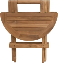 Picknicktafel Rond - Bijzettafel Voor Buiten - - Inklapbare Picknicktafel - Kleine Klaptafel Met Handvat - 50cm -Tuinmeubelseries Winkel 1110x1200