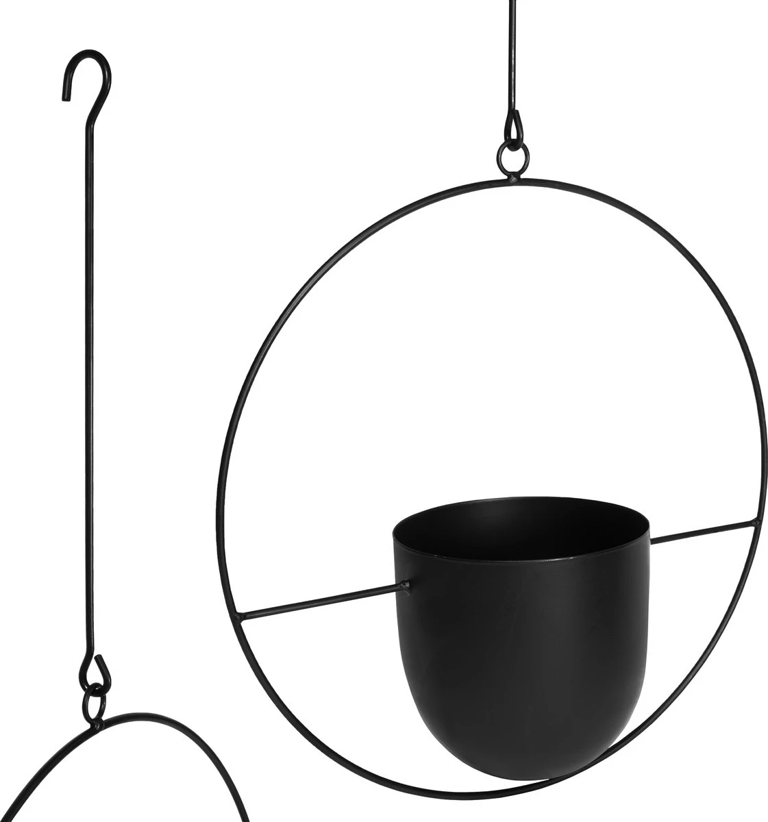 QUVIO Bloempot hangend / Bloempotten voor binnen / Bloempotten / Bloempot binnen / Bloempot met ophanghaak - Metaal QUVIO Bloempot Hangend / Bloempotten Voor Binnen / Bloempotten / Bloempot Binnen / Bloempot Met Ophanghaak - Metaal -Tuinmeubelseries Winkel 1121x1200 3