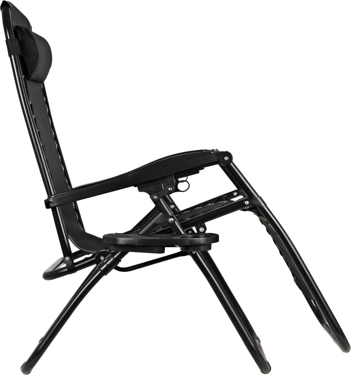 Luxe Ligstoel Met Hoofdsteun & Voetsteun - Verstelbare Rugleuning - Zonnebed Relaxstoel Voor Tuin/Terras/Strand/Balkon/Zwembad/Camping - Inklapbaar - Weerbestendig - Zwart Luxe Ligstoel Met Hoofdsteun & Voetsteun - Verstelbare Rugleuning - Zonnebed Relaxstoel Voor Tuin/Terras/Strand/Balkon/Zwembad/Camping - Inklapbaar - Weerbestendig - Zwart -Tuinmeubelseries Winkel