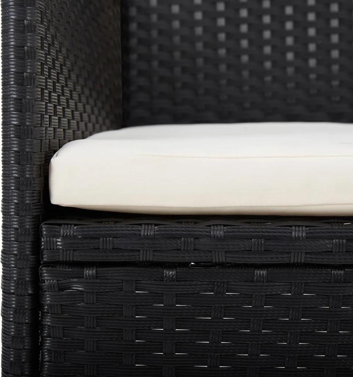 vidaXL 5-delige Tuinset met kussens zwart VidaXL 5-delige Tuinset Met Kussens Zwart -Tuinmeubelseries Winkel 1123x1200 2