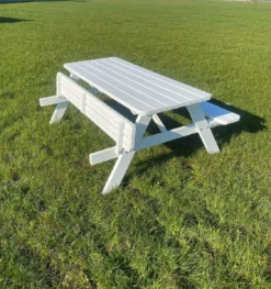 Goedkopepicknicktafels.nl | Witte XL Picknicktafel | Tuintafel 6 Persoons | Wit Gespoten Gedroogd Grenen Hout! 2 Goedkopepicknicktafels.nl | Witte XL Picknicktafel | Tuintafel 6 Persoons | Wit Gespoten Gedroogd Grenen Hout! -Tuinmeubelseries Winkel 1125x1200 2