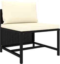 VidaXL 4-delige Loungeset Met Kussens Poly Rattan Zwart -Tuinmeubelseries Winkel 1126x1200 1