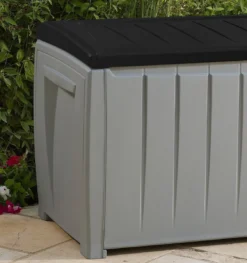 Keter Novel Opbergbox - 340L - 124x55x62.5cm - Grijs -Tuinmeubelseries Winkel 1127x1200 1