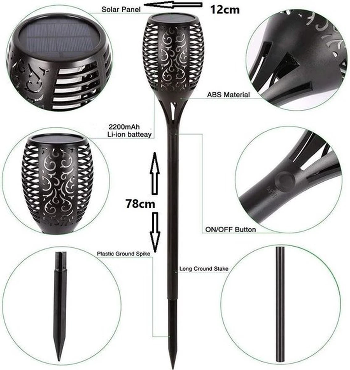 Solar fakkel tuinverlichting lantaarn zonne energie buitenverlichting tuinfakkels 96 led buiten tuinlamp Set 4 stuks met gratis LED grondspot Merkloos Solar Fakkel Tuinverlichting Lantaarn Zonne Energie Buitenverlichting Tuinfakkels 96 Led Buiten Tuinlamp Set 4 Stuks Met Gratis LED Grondspot -Tuinmeubelseries Winkel 1134x1200 2