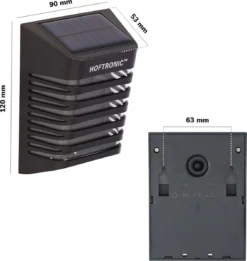 4x HOFTRONIC Dono - Solar Wandlamp Buiten - IP65 Waterdicht - Wintersolar Technologie Monokristal Zonnepaneel - 3000K Warm Wit (sfeervol) - Solar Tuinverlichting Zonne Energie 5 4x HOFTRONIC Dono - Solar Wandlamp Buiten - IP65 Waterdicht - Wintersolar Technologie Monokristal Zonnepaneel - 3000K Warm Wit (sfeervol) - Solar Tuinverlichting Zonne Energie -Tuinmeubelseries Winkel 1135x1200 1