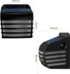 Solar Wandlamp Buiten 'Stripe' - Set Van 4 Stuks - Wandlamp Op Zonne-energie -Tuinmeubelseries Winkel 1137x1200 2