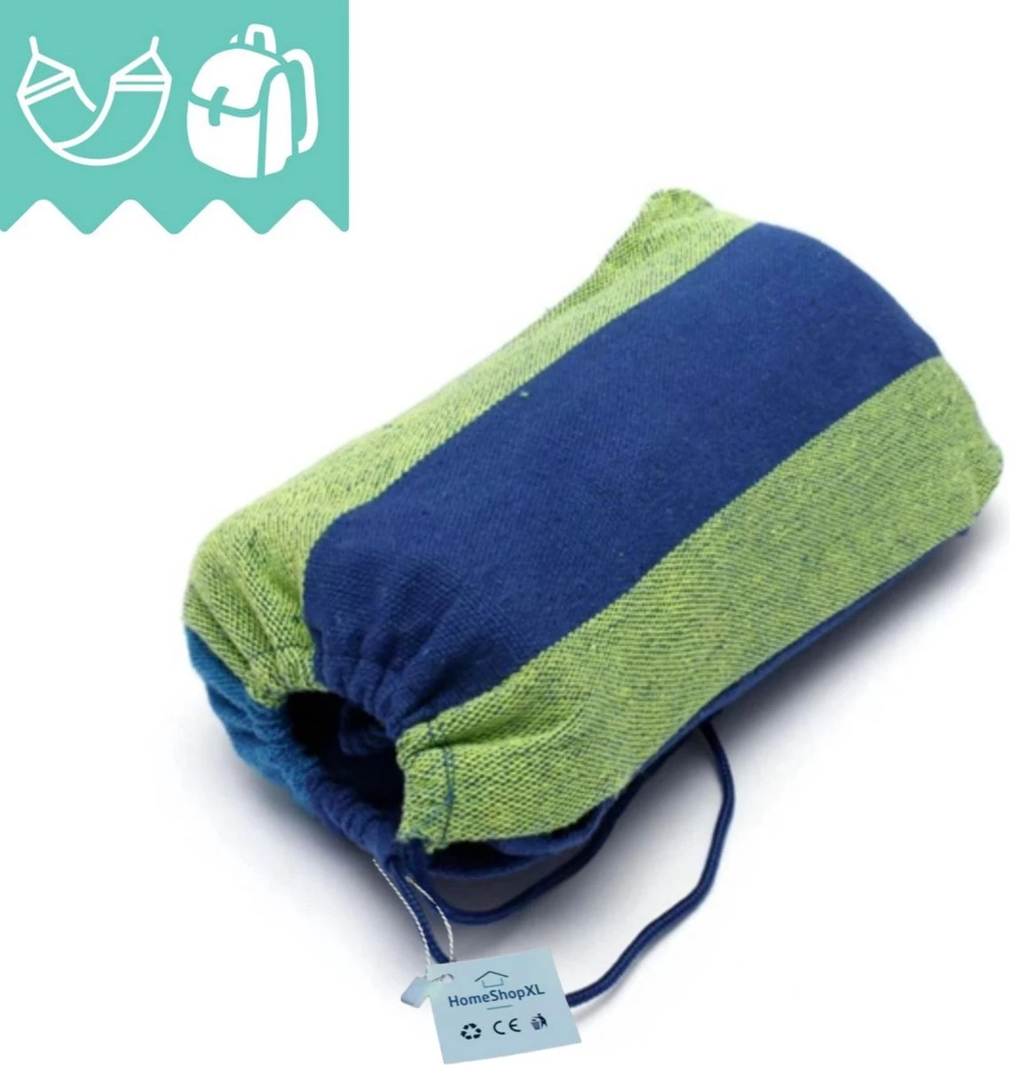 Dubbele Hangmat Blauw - 1 of 2 Persoons - Lig Oppervlak 190x150cm - Lengte 260cm Dubbele Hangmat Blauw - 1 Of 2 Persoons - Lig Oppervlak 190x150cm - Lengte 260cm -Tuinmeubelseries Winkel 1138x1200 1