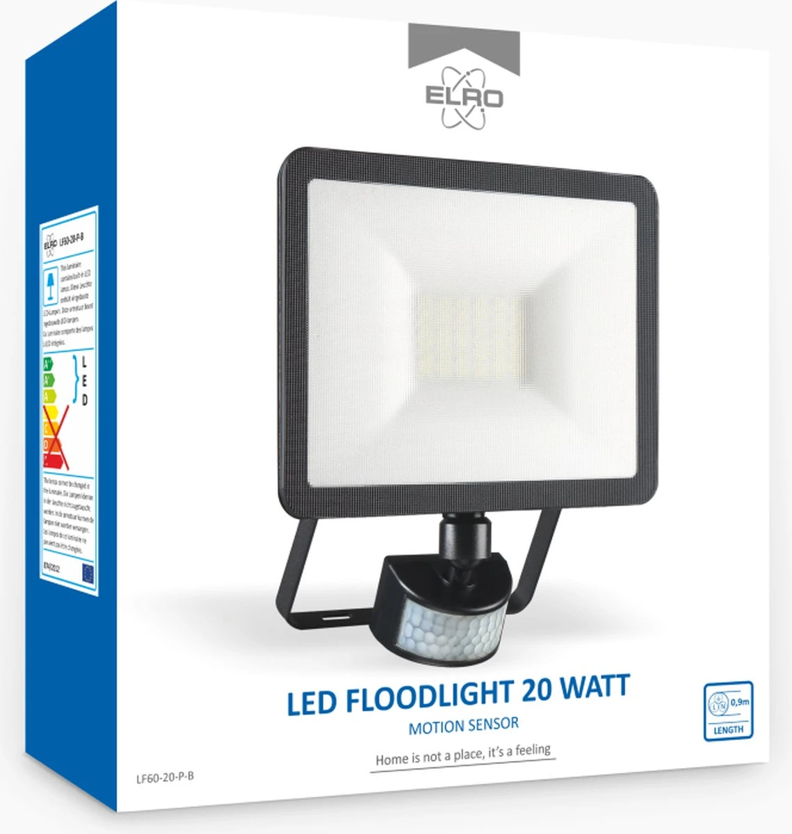 ELRO LF60 Design LED Buitenlamp met Bewegingssensor - 20W – 1600LM – IP54 Waterdicht - Zwart ELRO LF60 Design LED Buitenlamp Met Bewegingssensor - 20W – 1600LM – IP54 Waterdicht - Zwart -Tuinmeubelseries Winkel 1139x1200 3
