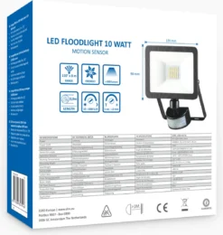 ELRO LF60 Design LED Buitenlamp Met Bewegingssensor - 10W – 800LM – IP54 Waterdicht - Zwart 12 ELRO LF60 Design LED Buitenlamp Met Bewegingssensor - 10W – 800LM – IP54 Waterdicht - Zwart -Tuinmeubelseries Winkel 1139x1200 4