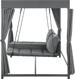 Schommelbank / Ligbank Kassandra - Donkergrijs -Tuinmeubelseries Winkel 1145x1200 1