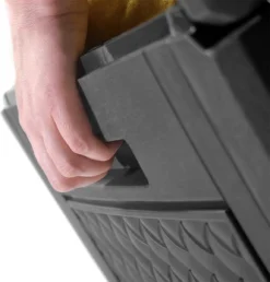 Opbergbox 310L UV-Bestendig Weerbestendig Wielen Tuinbox Rotan-look Antraciet -Tuinmeubelseries Winkel 1149x1200 4