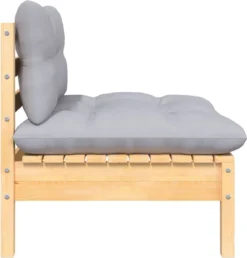VidaXL 3-delige Loungeset Met Grijze Kussens Massief Grenenhout 5 VidaXL 3-delige Loungeset Met Grijze Kussens Massief Grenenhout -Tuinmeubelseries Winkel 1150x1200 2