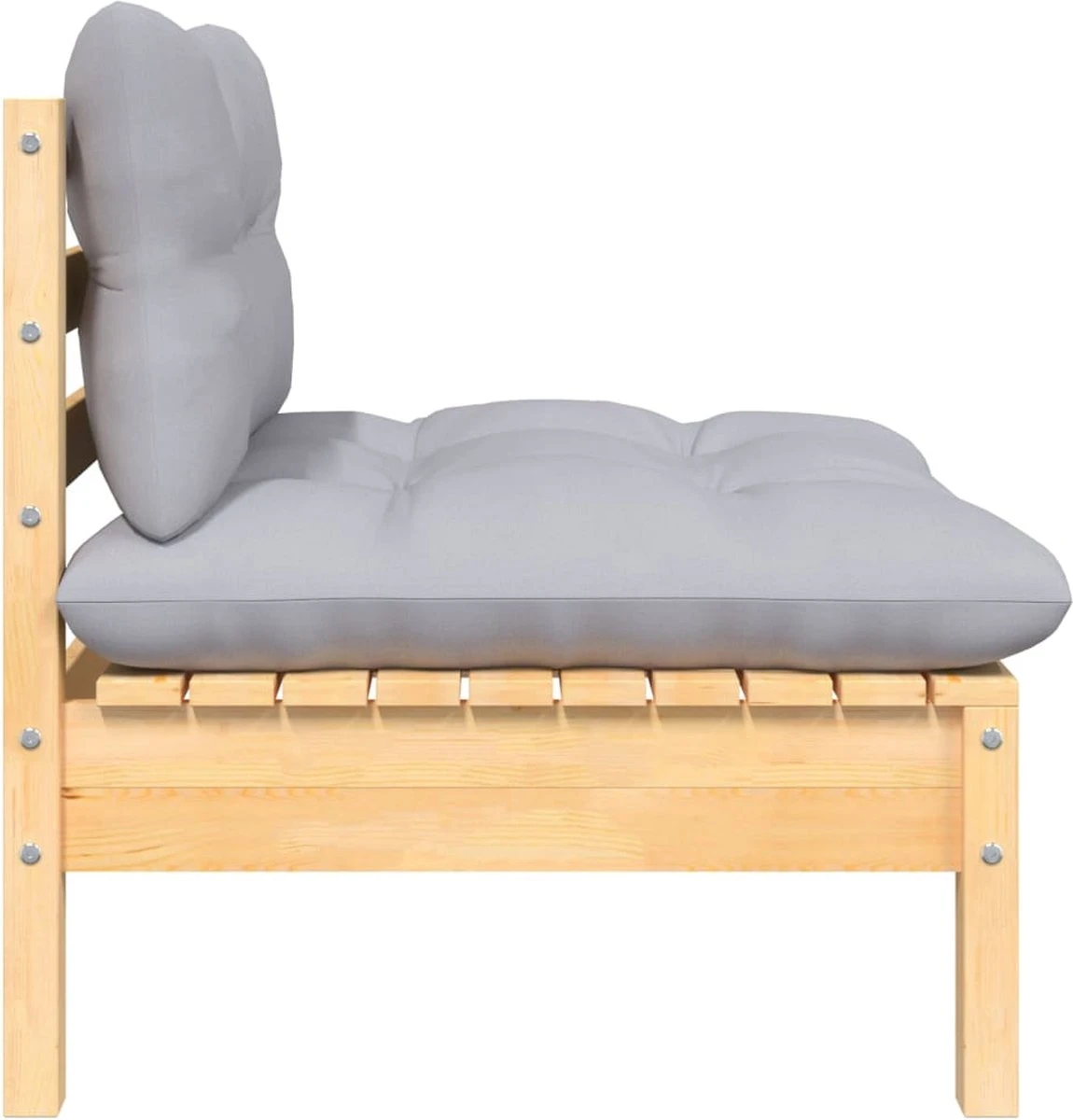 vidaXL 3-delige Loungeset met grijze kussens massief grenenhout VidaXL 3-delige Loungeset Met Grijze Kussens Massief Grenenhout -Tuinmeubelseries Winkel 1150x1200 2