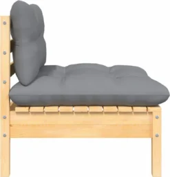 VidaXL 3-delige Loungeset Met Grijze Kussens Massief Grenenhout 12 VidaXL 3-delige Loungeset Met Grijze Kussens Massief Grenenhout -Tuinmeubelseries Winkel 1150x1200 3