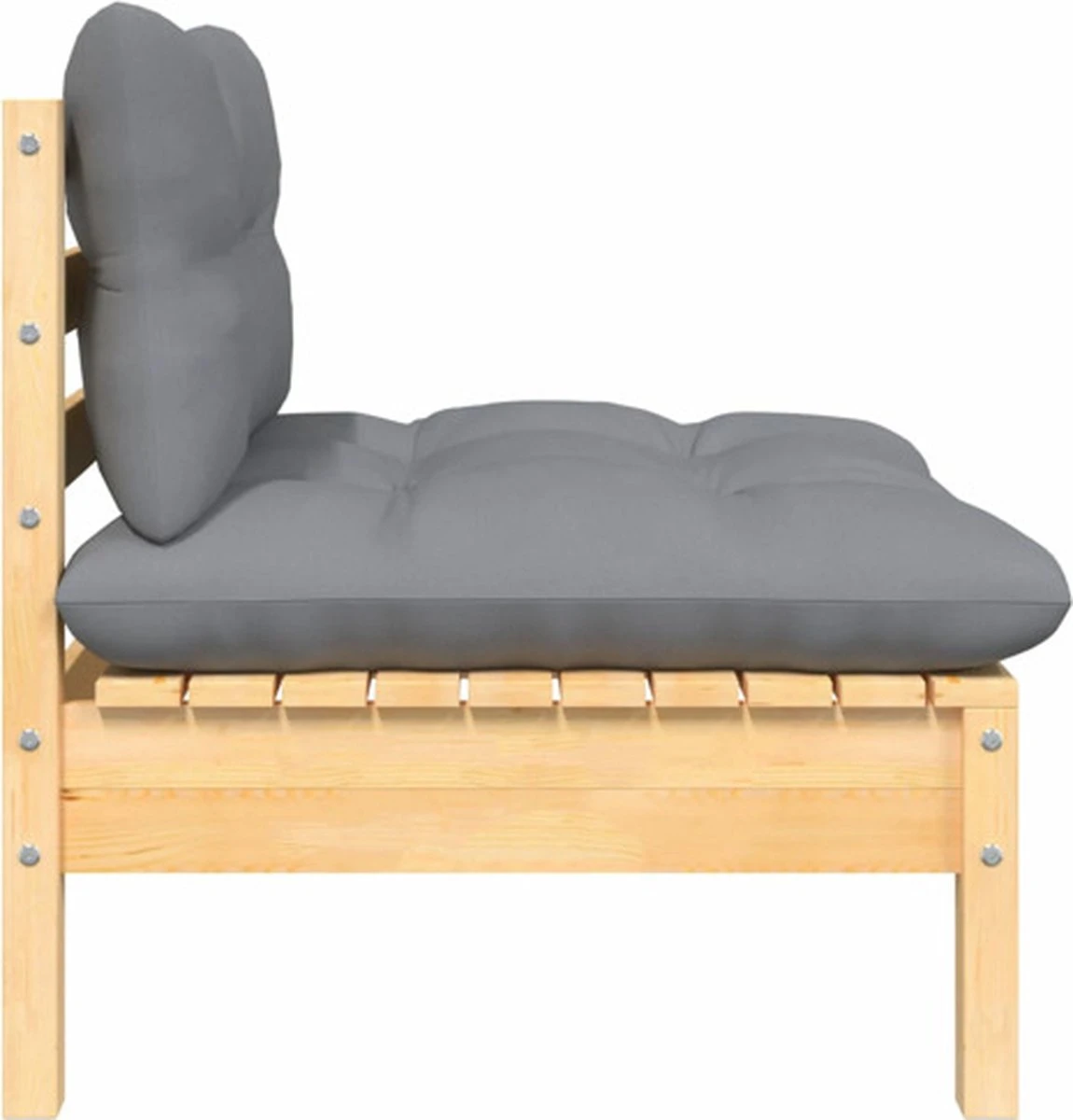 vidaXL 3-delige Loungeset met grijze kussens massief grenenhout VidaXL 3-delige Loungeset Met Grijze Kussens Massief Grenenhout -Tuinmeubelseries Winkel 1150x1200 3