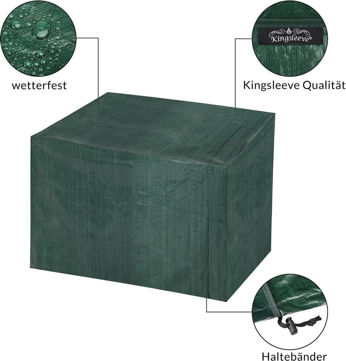 Kingsleeve Tuinmeubelhoes - Beschermhoes - Weerbestendig -308x138x89cm - Groen Kingsleeve Tuinmeubelhoes - Beschermhoes - Weerbestendig -308x138x89cm - Groen -Tuinmeubelseries Winkel