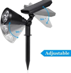 Solar Spot Light- Grond Spot Energiezuinig - Tuinverlichting Op Zonne-energie Met Nachtsensor - Sfeerverlichting Voor Op Gebouwen - Wit -Tuinmeubelseries Winkel 1158x1200