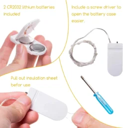 BOTC Lichtsnoer Binnen En Buiten - 3 Stuks - 2 Meter LED - Fairy Lights - Lampjes Slinger - Op Batterijen - Sfeerverlichting 5 BOTC Lichtsnoer Binnen En Buiten - 3 Stuks - 2 Meter LED - Fairy Lights - Lampjes Slinger - Op Batterijen - Sfeerverlichting -Tuinmeubelseries Winkel 1160x1200 4