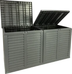 MaxxGarden Kussenbox - Tuin Opbergkist - Opbergbox - 750 L - 155x66x80 Cm - Grijs 5 MaxxGarden Kussenbox - Tuin Opbergkist - Opbergbox - 750 L - 155x66x80 Cm - Grijs -Tuinmeubelseries Winkel 1164x1200