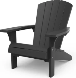 Keter Troy Adirondack Tuinstoel - 81x80x96,5cm - Grafiet