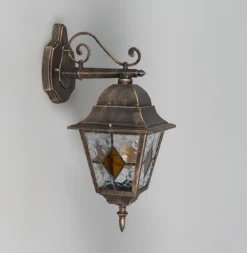 QAZQA Antigua - Landelijke Wandlamp Voor Buiten - 1 Lichts - D 255 Mm - Brons - Buitenverlichting 6 QAZQA Antigua - Landelijke Wandlamp Voor Buiten - 1 Lichts - D 255 Mm - Brons - Buitenverlichting -Tuinmeubelseries Winkel 1173x1200