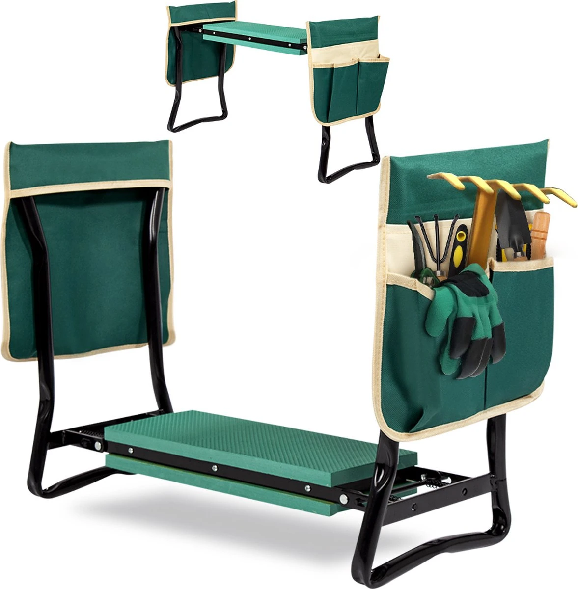 Uten - kniebankje tuin - knie steun - tuinkruk inklapbaar - kniesteun tuinieren - kniekussen - tot 150 kg - Groen Uten - Kniebankje Tuin - Knie Steun - Tuinkruk Inklapbaar - Kniesteun Tuinieren - Kniekussen - Tot 150 Kg - Groen -Tuinmeubelseries Winkel 1177x1200 1