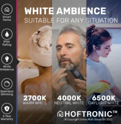 Lumi - 16W Slimme Plafondlamp Badkamer Zwart - IP54 Waterdicht - Smart Home WiFi + BLE - 2700K-6500K White Ambiance - Ø30 Cm -Tuinmeubelseries Winkel 1177x1200 10